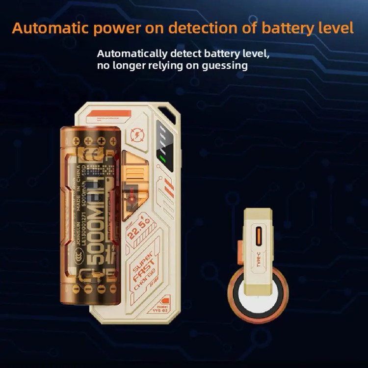 پاوربانک خشابی کولومن مدل K-P6 با ظرفیت 5000mAh دو باتری