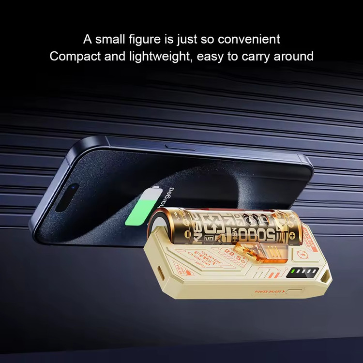 پاوربانک خشابی کولومن مدل K-P6 با ظرفیت 5000mAh دو باتری