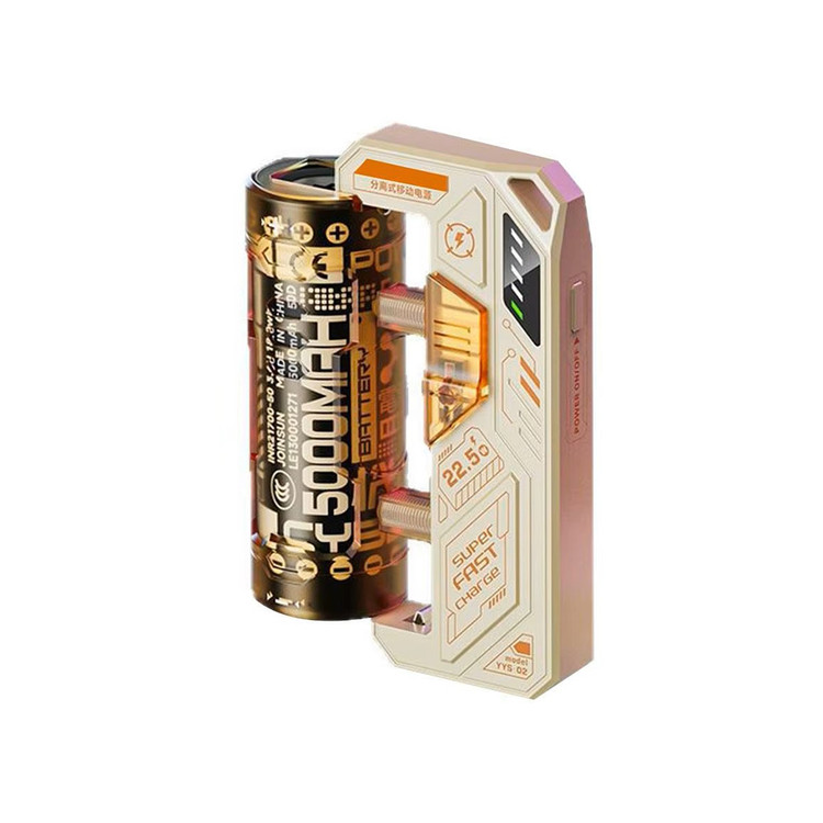 پاوربانک خشابی کولومن مدل K-P6 با ظرفیت 5000mAh دو باتری