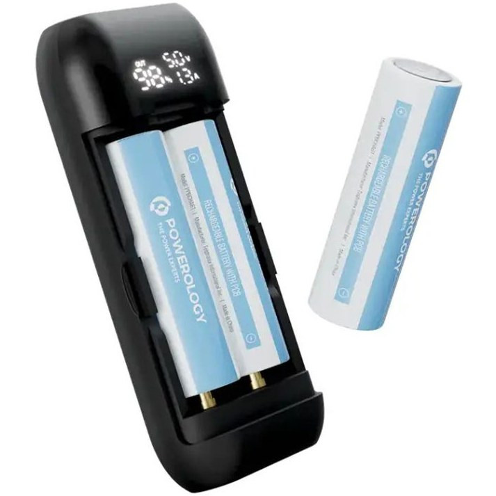 پاوربانک 15000 میلی آمپر پاورولوژی Powerology Diy Cell 10000+5000mAh Power Bank PPBCHA61