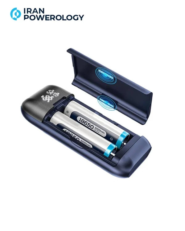 پاوربانک 15000 میلی آمپر پاورولوژی Powerology Diy Cell 10000+5000mAh Power Bank PPBCHA61