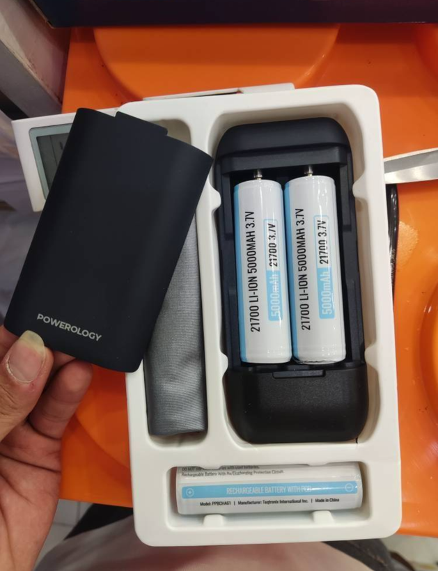 پاوربانک 15000 میلی آمپر پاورولوژی Powerology Diy Cell 10000+5000mAh Power Bank PPBCHA61