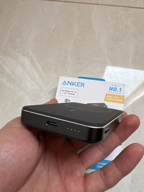 پاوربانک مگ سیف 10000 میلی آمپر انکر Anker MagGo 10000mAh 15W Power Bank A1664