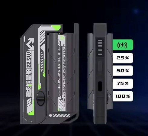 پاوربانک تفنگی فست شارژ با باتری شارژی قابل تعویض 5000 میلی آمپر 22.5 وات مدل WP126
