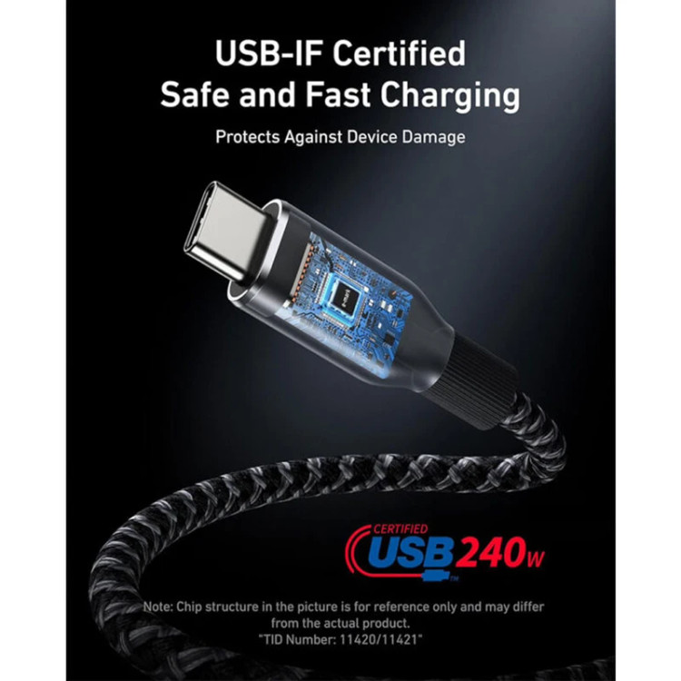 کابل شارژ 0.9 متری انکر مدل Anker Prime USB-C to USB-C Cable A88E2