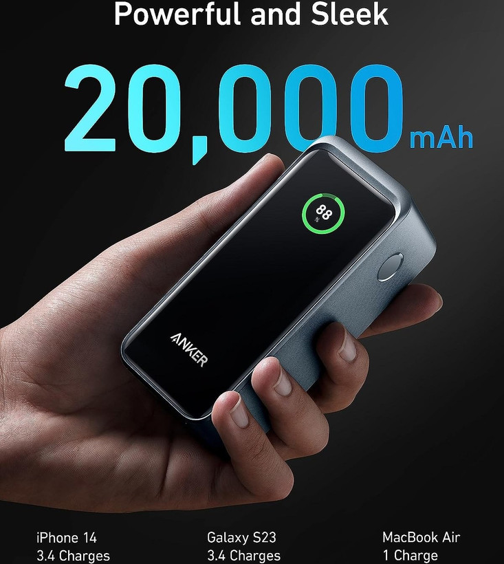 پاوربانک انکر مدل A1336 ظرفیت 20000 میلی آمپر ساعت