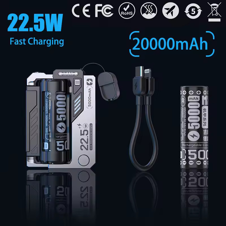 پاوربانک ام ایکس دی مدل MXD-01 ظرفیت 5000 میلی امپر ساعت